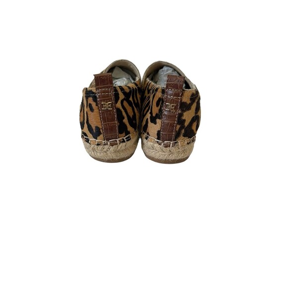 Sam Edelman Khloe Espadrilles Women's 6.5M Leopard‎ Slip On Calf Hair Loafers - Picture 5 of 11